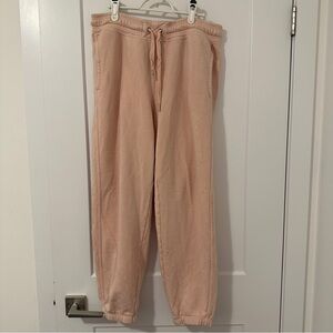 Aerie Big Chill Jogger In Light Pink Size Medium Women’s